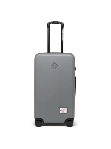 Herschel Heritage Hardshell - 4-Rollen-Trolley 69 cm (shocking orange) in gargoyle
