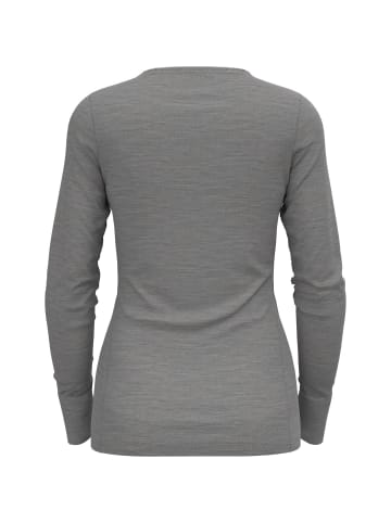 Odlo BL TOP crew neck l/s MERINO 20 in Anthrazit051