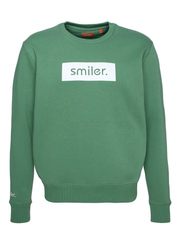 smiler. Sweatshirtpullover Cuddle. in grün