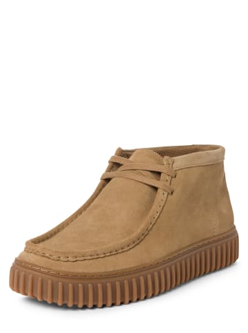 Clarks Mokassins aus Leder Torhill Hi in camel - 0001