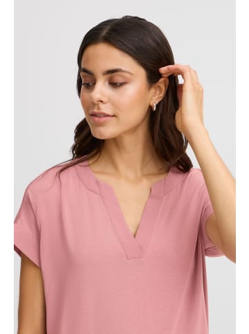 Fransa Kurzarm-Bluse FRLIV Loose fit in Nostalgia Rose