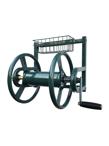 relaxdays Schlauchtrommel in Grün - 40 m