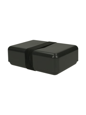 elasto Bio-Vorratsdose "Match" in schiefer/schwarz