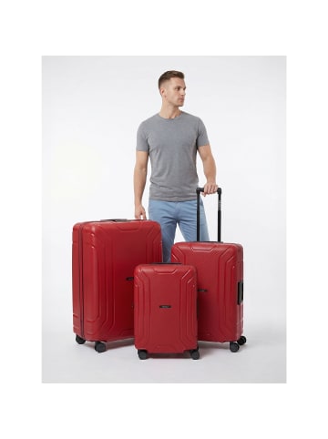 Redolz Essentials 15 4-Rollen Kofferset 3-tlg. mit Dreipunkt-Verschluss classic red