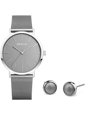 Bering Analoguhr für Damen in silber