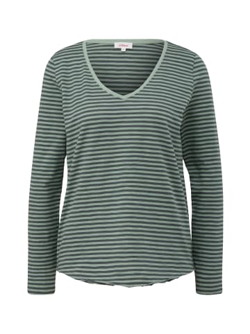 s.Oliver T-Shirt in 72H2_dunkles salbeigrün