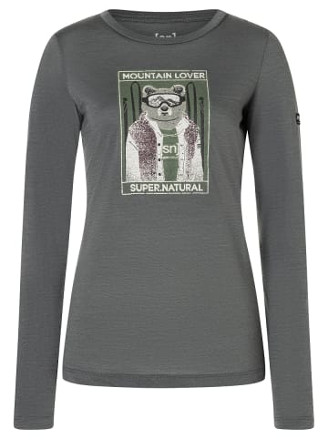 super.natural W BEARSKI LS in grau