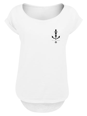 F4NT4STIC Long Cut T-Shirt Ahoi Anker Knut & Jan Hamburg in weiß