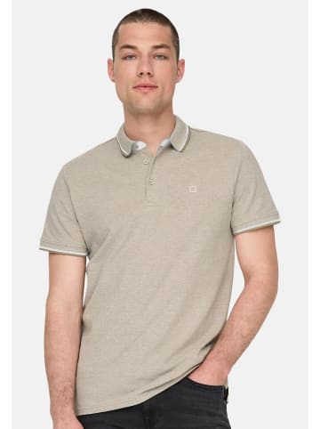 ONLY & SONS Poloshirt Onsefletcher in Schwarz / beige