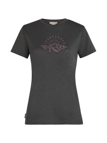 icebreaker W Mer 150 Tech Lite SS Tee Sunrise in Dunkelgrau035