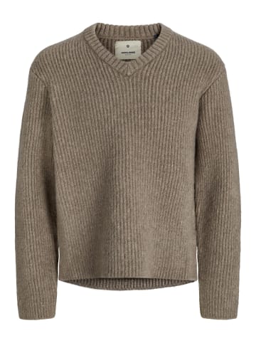 Jack & Jones Strickpullover in Walnut