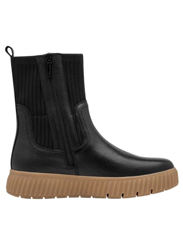 Tamaris WIDE FIT Chelsea Boot in BLACK NAPPA
