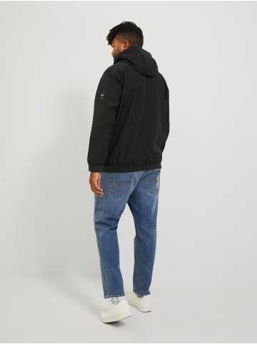 JACK & JONES PLUS Softshell Jacke in Black