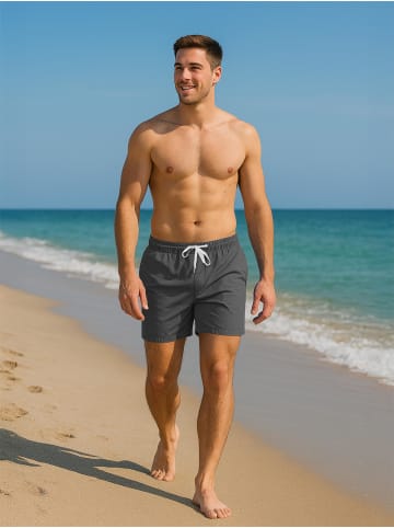 normani Badeshorts Coastline in Dunkelgrau