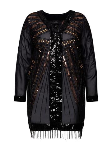 Ulla Popken Kimono in schwarz