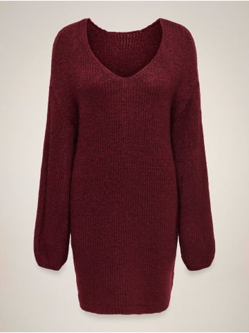 JDY Strickkleid in Cabernet