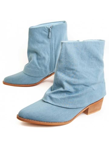 Montevita Boots ette mit Absatz, Bottivita 38 in Blau