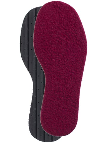 Collonil Einlegesohle Fleece in rot/schwarz