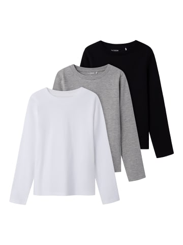 TWO SOON 3er-Pack T-Shirt in Black