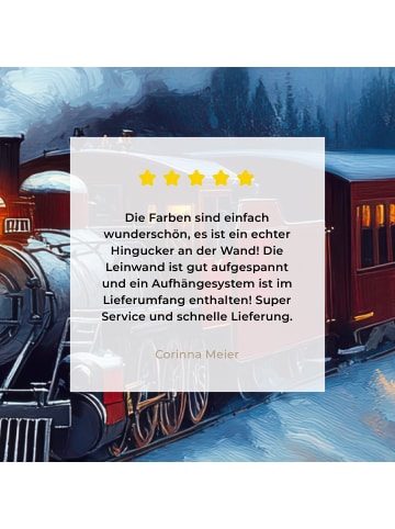 MuchoWow Leinwand Bilder Anthrazit