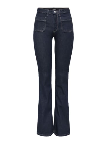 ONLY Flared fit jeans in Dark Blue Denim
