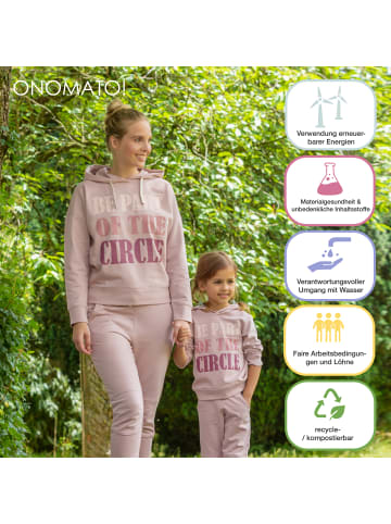 ONOMATO! Sweatshirt mit Kapuze Cradle to Cradle in Rosa