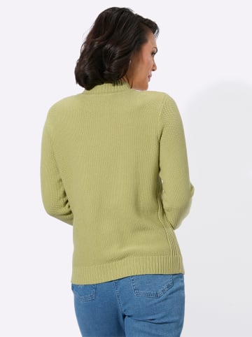 WITT WEIDEN Stehkragen-Pullover in lindgrün