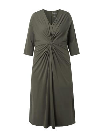 Ulla Popken Kleid in olivgrau