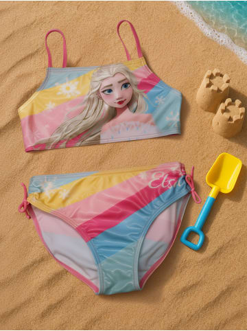 Disney Frozen Disney Die Eiskönigin Bikini Elsa Frozen Zweiteiler Schwimmanzug in Mehrfarbig