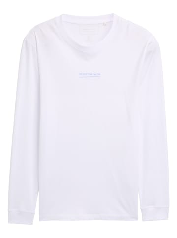 Tom Tailor Longsleeve in weiß