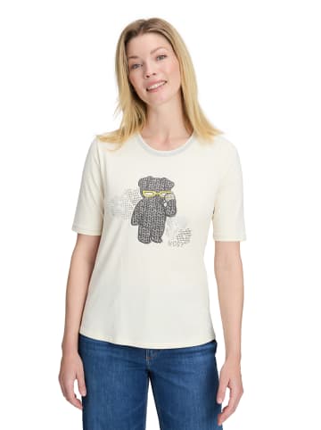 Betty Barclay Basic Shirt mit Applikation in Patch Cream/Grey