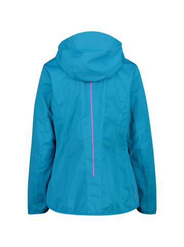 cmp Sofzshelljacke Jacket Fix Hood in Blau