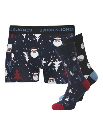 Jack & Jones 2er-Pack Unterwäsche-Geschenkbox in Navy Blazer