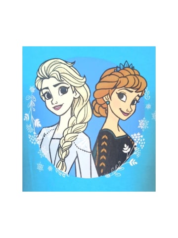 Disney Frozen Schlafanzug kurz Disney Frozen Elsa & Anna in Hellblau