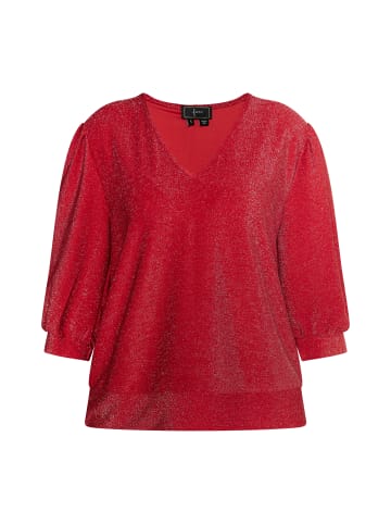 faina Glitzershirt in Rot