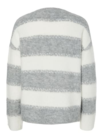 Pieces Pullover in Dark Grey Melange