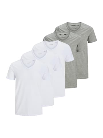 Jack & Jones T-Shirt Essentials in Weiß / hellgrau