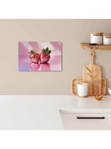 MuchoWow Leinwand Bilder Pink