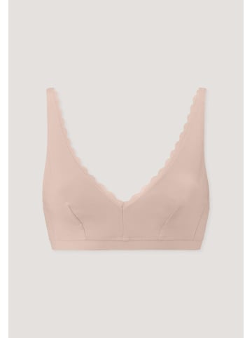 Hessnatur Hessnatur Bustier COTTON FEEL LACE aus Bio-Baumwolle in puder