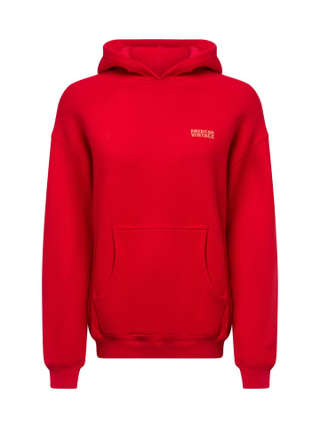 American Vintage Sweatshirt Izubird in rot - 0001