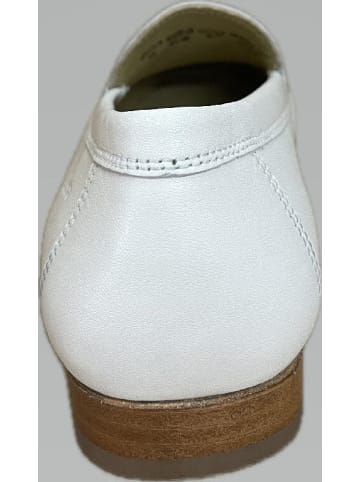 Sioux Mokassin Slipper in weiß