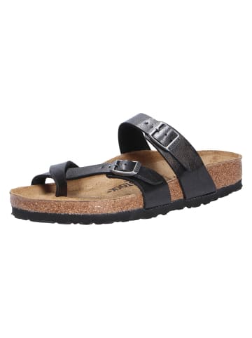 Birkenstock Tieffußbett Pantolette in schwarz