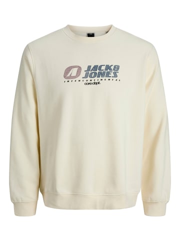 JACK & JONES Junior Sweatshirt JCOTIER PRINT SWEAT CREW NECK JNR in sweet corn