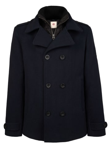 Petrol Industries Wollmix-Peacoat millstation in Blau