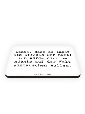 Mr. & Mrs. Panda Magnet Spruch Freund fürs Leben mit Spruch in Weiß
