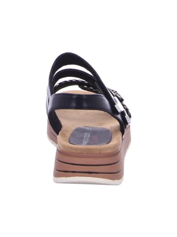 Marco Tozzi Keilsandaletten in BLACK COMB