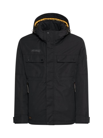 Camel Active teXXXactive© Funktionsjacke mit abnehmbarer Kapuze in Schwarz
