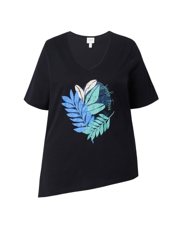 Ulla Popken Shirt in schwarz