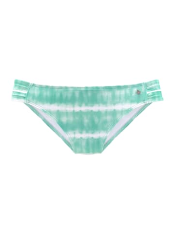 s.Oliver Bikini-Hose in türkis-weiß
