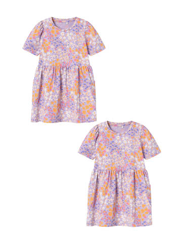 name it Kleid 2er-Set Midi Sommer Dress in Lila-2